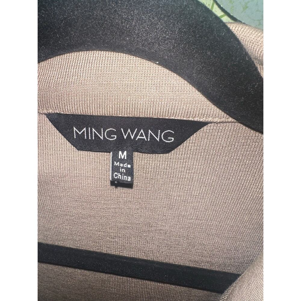 Ming Wang Notch Lapel 3/4 Sleeve Knit Blazer Jacket ($315 retail), Size M - Picture 3 of 5